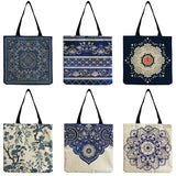 Floral Abstract Pattern Shoulder Bag Eco Friendly