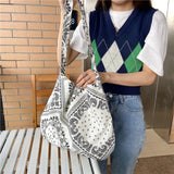 Boho Shoulder Bag Single Strap Large Capacity Comfortable for Shopping