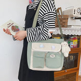 Japanese-style Canvas Bag Crossbody Student Postman Female Shoulder Bag