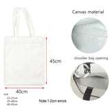Canvas Evil Eye Shoulder Bag Tote Handbag Large Capacity Women Casual Shopping