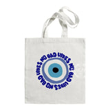 Canvas Evil Eye Shoulder Bag Tote Handbag Large Capacity Women Casual Shopping
