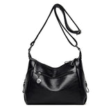 Summer PU Leather Crossbody Tote Bag Large Capacity