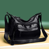 Shoulder Bag Travel Bags PU Leather Crossbody Tote Bags Large Capacity Female