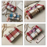 Womans Braided Straw Shoulder Bag Retro Summer Beach Mini Sling Purse