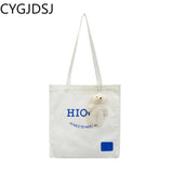 Canvas Tote Bag for Women Large Shoulder Handbag
