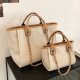 Canvas Shoulder Bag Women Large Capacity Single Shoulder Tote Bag Purse