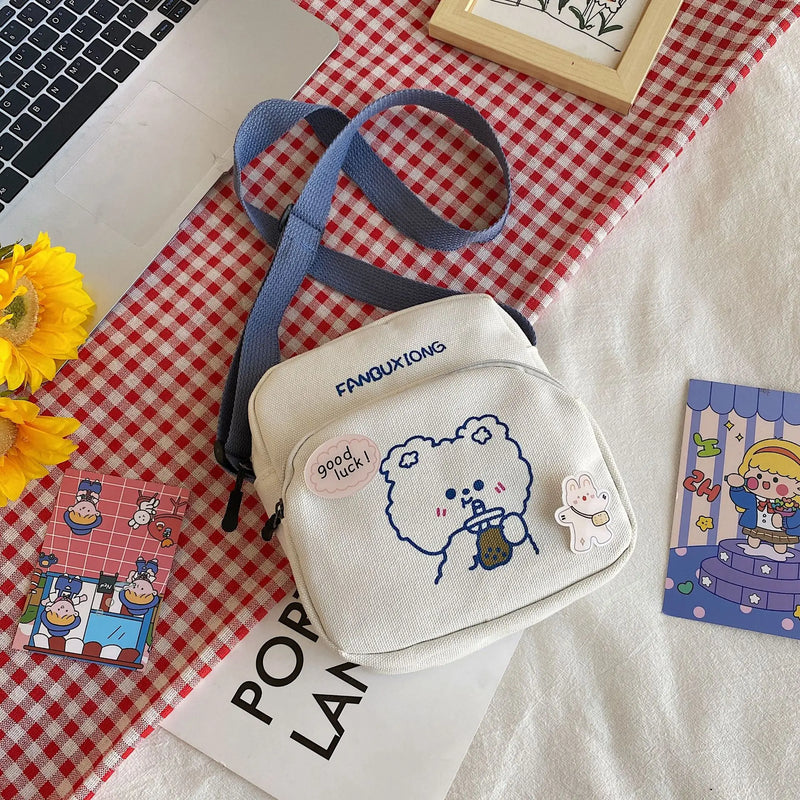 Canvas Women Shoulder Bag Crossbody Office Sac De Luxe Femme