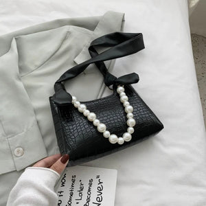 Shoulder Bag Women PU Leather Mini Bag Underarm OL Handbags
