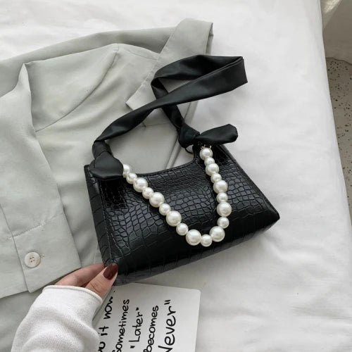 Shoulder Bag Women PU Leather Mini Bag Underarm OL Handbags