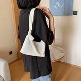 Shoulder Bag Women PU Leather Mini Bag Underarm OL Handbags