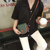 Shoulder Bag Women Patchwork PU Leather Crossbody Mini Bags