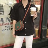 Shoulder Bag Women Patchwork PU Leather Crossbody Mini Bags