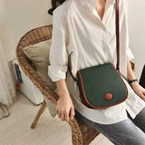 Shoulder Bag Women Patchwork PU Leather Crossbody Mini Bags