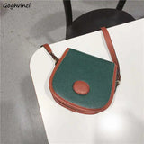 Shoulder Bag Women Patchwork PU Leather Crossbody Mini Bags