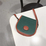 Shoulder Bag Women Patchwork PU Leather Crossbody Mini Bags
