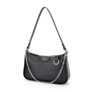Shoulder Bag Women's Pu Leather Chain Messenger Bag Large Capacity Waterproof