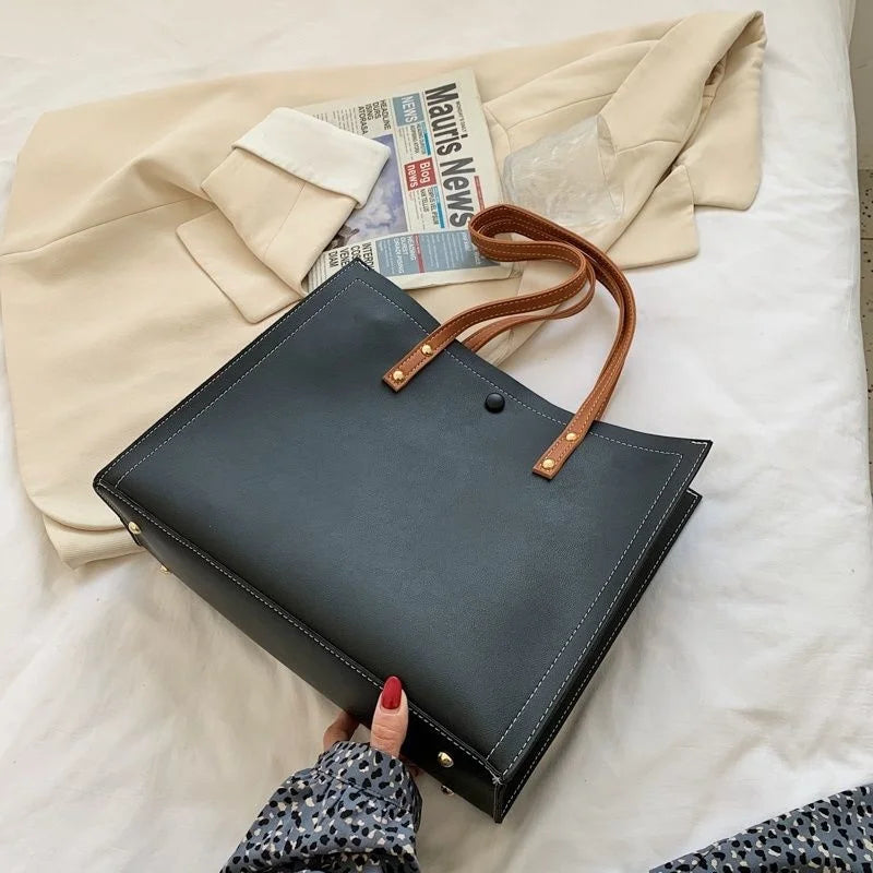 Shoulder Bag Women's Summer Large Capacity Tote Bag Student Class Shoulder Bag