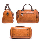 Shoulder Bag for Ladies PU Leather Handbag Women Crossbody Bags with Pendant