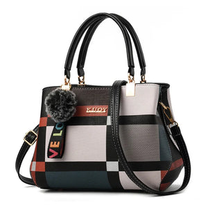 Plaid Shoulder Bag Women's Crossbody Totes Casual Handbag
