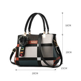 Plaid Shoulder Bag for Women Crossbody Totes Handbag Summer Style