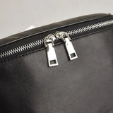 Women Solid Faux Leather Small Crossbody Shoulder Bag