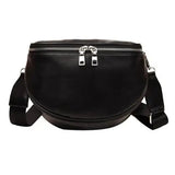 Women Solid Faux Leather Small Crossbody Shoulder Bag