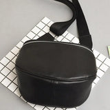 Women Solid Faux Leather Small Crossbody Shoulder Bag