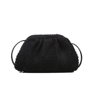 Shoulder Crossbody Clutch Bag Large Dumplings Ruched Pillow Bag