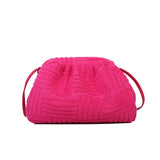 Shoulder Crossbody Clutch Bag Large Dumplings Ruched Pillow Bag
