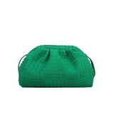 Shoulder Crossbody Clutch Bag Large Dumplings Ruched Pillow Bag