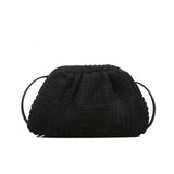 Shoulder Crossbody Clutch Bag Large Dumplings Ruched Pillow Bag