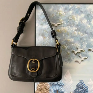 Shoulder Crossbody Bag Women Saddle Handbag Purse PU Leather Solid Color