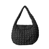 Shoulder Bags Ruched Handbags Casual Large Capacity Tote Nylon Down Cotton Cross