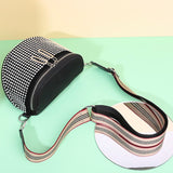 Shoulder Bags Diamond Decoration Handbags Oxford Cloth Multi-Purpose Chest Bag