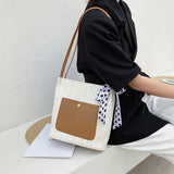 Shoulder Bags Floral College Bookbag Lace Bow Handbags