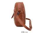 Retro Leather Crossbody Bag for Women Girls Ladies Small Handbag