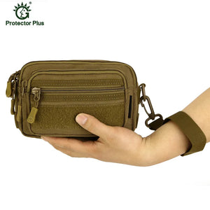 Men's Waterproof Nylon Shoulder Bag Waist Pack Camouflage Travel Bag