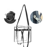 PVC Transparent Shoulder Bag for School Gym Travel Waterproof Bag