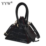 Mini Triangle Shoulder Bag for Women Crossbody Purse