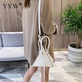 Mini Triangle Shoulder Bag for Women Crossbody Purse
