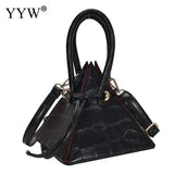 Mini Triangle Shoulder Bag for Women Crossbody Purse