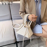 Mini Triangle Shoulder Bag for Women Crossbody Purse