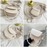 Women's PU Messenger Bag All-match Crossbody Square Bag