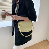 Women's PU Messenger Bag All-match Crossbody Square Bag