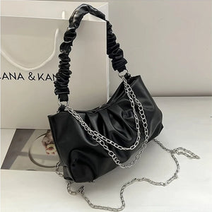 Casual Crossbody Bags For Women Pu Leather Solid Handbags