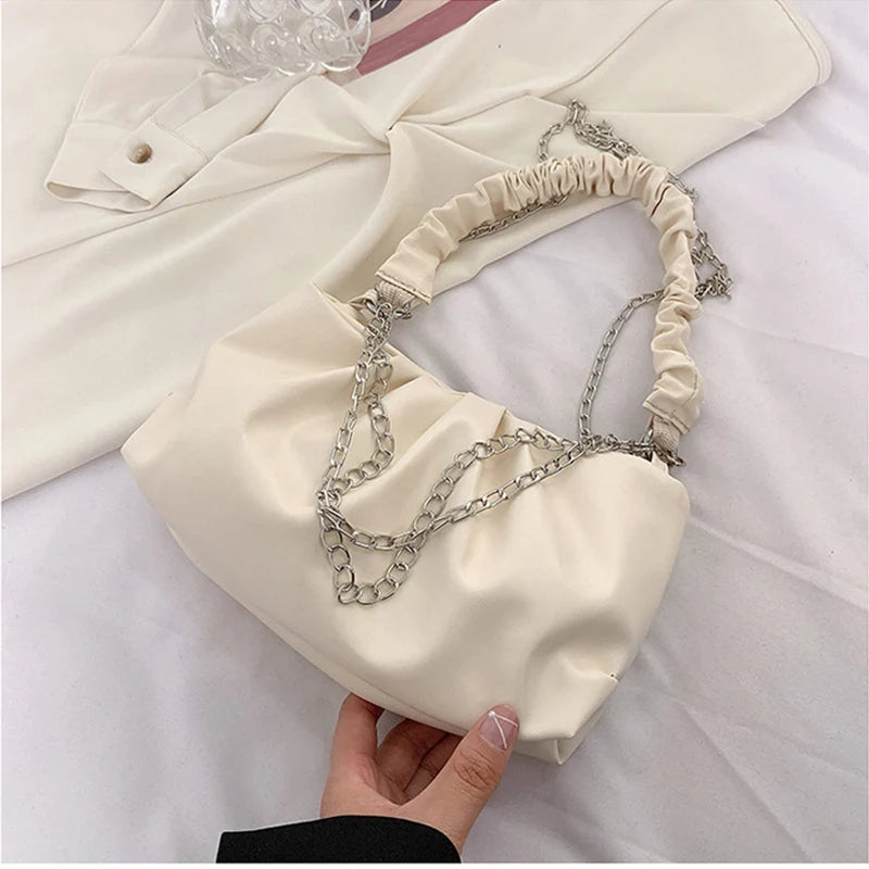Casual Crossbody Bags For Women Pu Leather Solid Handbags
