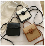 Women's Messenger Bag Contrast Handbag Casual Shoulder Bag