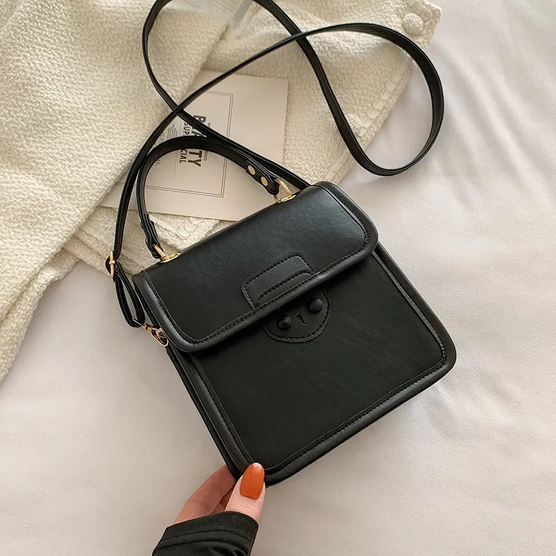 Women's Messenger Bag Contrast Handbag Casual Shoulder Bag