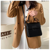 Women's Messenger Bag Contrast Handbag Casual Shoulder Bag