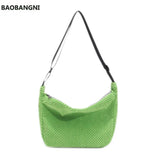 Women's Large Capacity Knitting Shoulder Bag